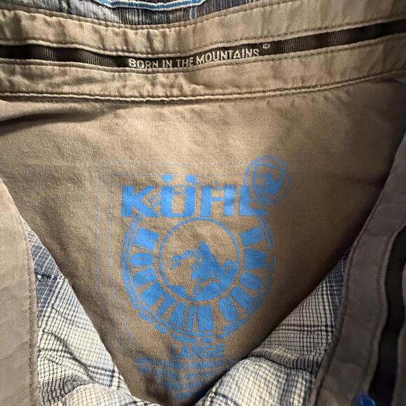 Kuhl Men's Short Sleeve Plaid Casual Shirt Large #870 - Picture 2 of 9